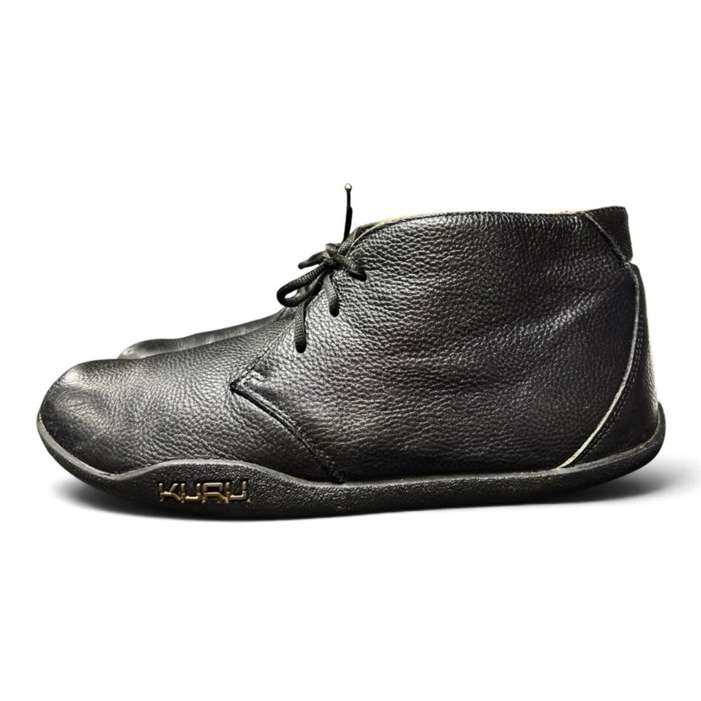 Kuru Aalto Chukka Black Leather Orthopedic Support Boots Men's Size 13